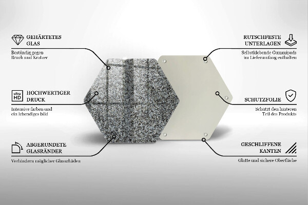 Cache plaque de cuisson Texture de pierre