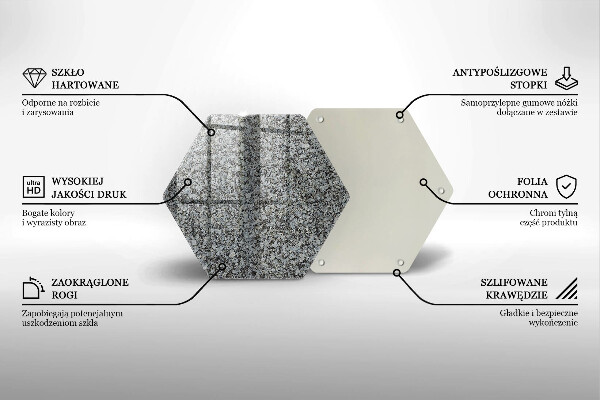 Cache plaque de cuisson Texture de pierre