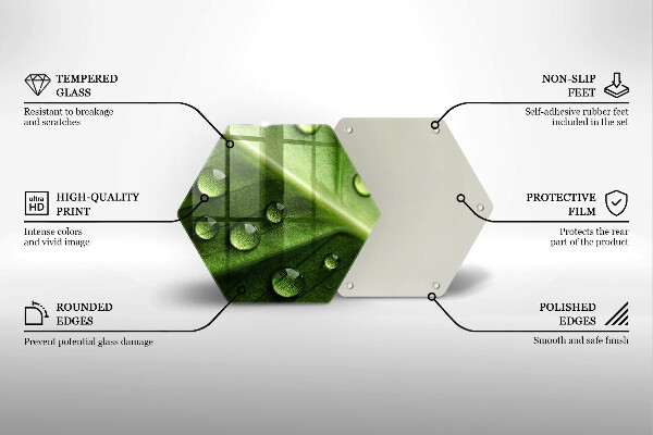 Cache plaque de cuisson Nature rosée et feuille