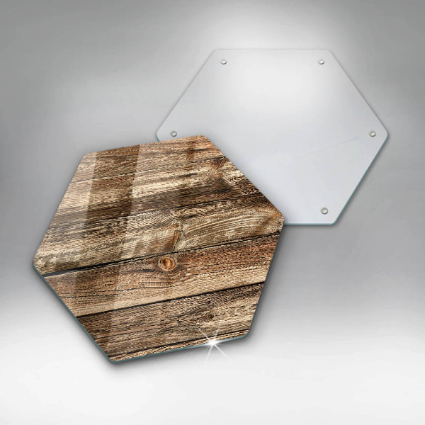 Cache plaque de cuisson Texture de planche de bois