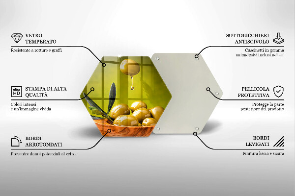 Cache plaque de cuisson Olives savoureuses