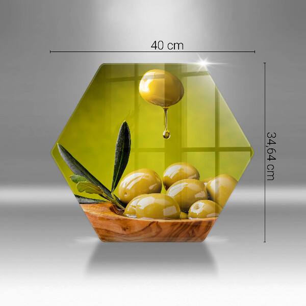 Cache plaque de cuisson Olives savoureuses