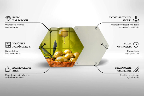 Cache plaque de cuisson Olives savoureuses