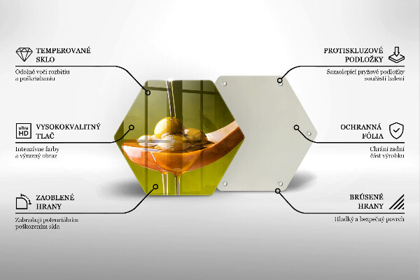 Cache plaque de cuisson Huile d'olive et olives