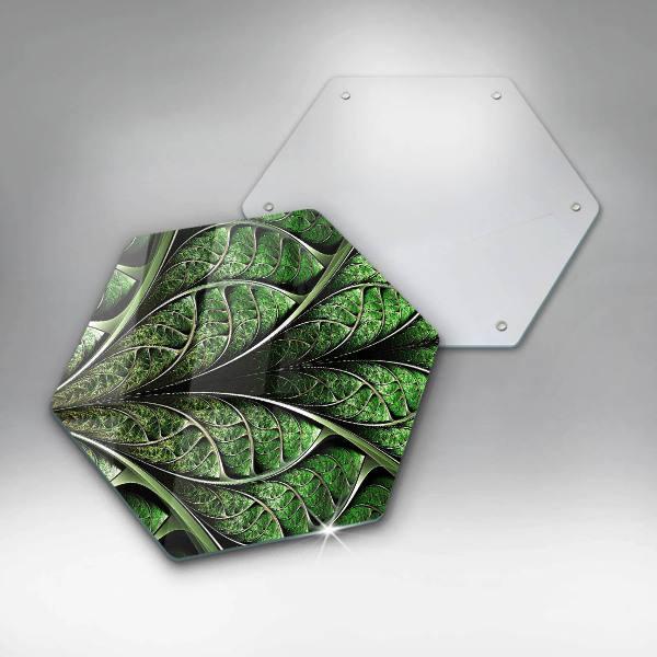 Cache plaque de cuisson Structure des nervures des feuilles