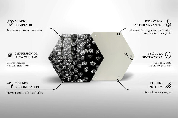 Cache plaque de cuisson Diamants diamants