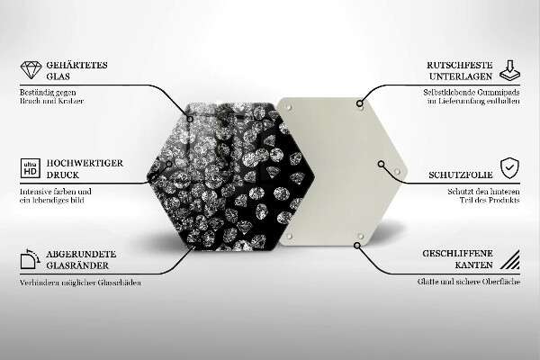 Cache plaque de cuisson Diamants diamants