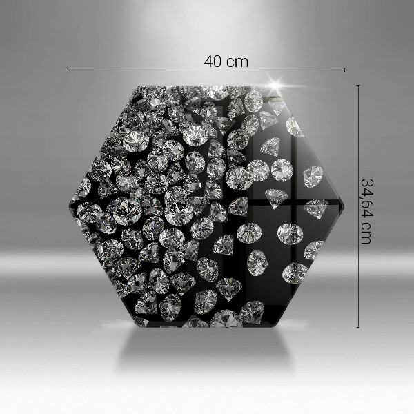 Cache plaque de cuisson Diamants diamants