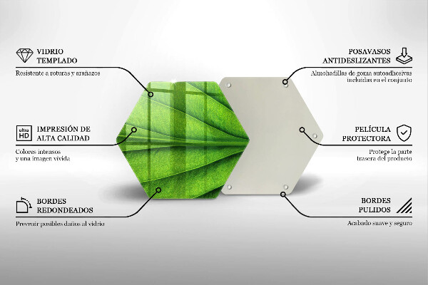 Cache plaque de cuisson Feuille de veine naturelle