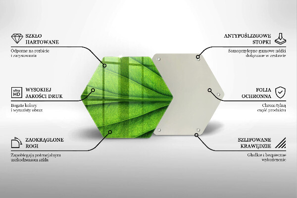 Cache plaque de cuisson Feuille de veine naturelle