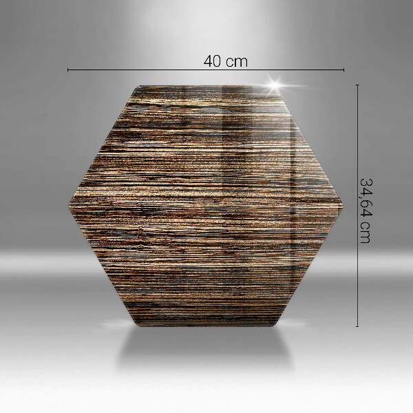 Cache plaque de cuisson Texture du bois