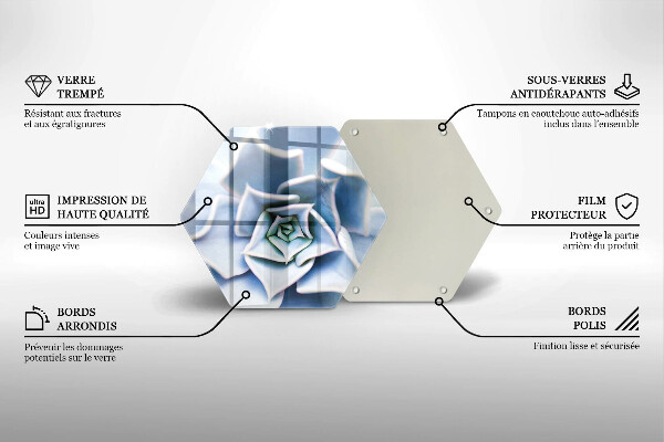 Cache plaque de cuisson Plante à fleurs