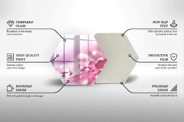 Cache plaque de cuisson Pétales de fleurs de rosée