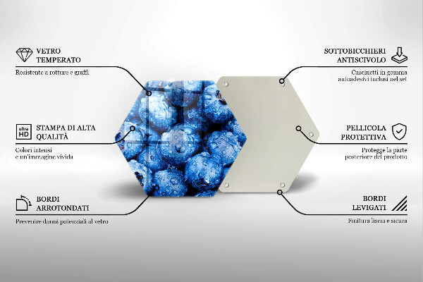 Cache plaque de cuisson Myrtilles juteuses
