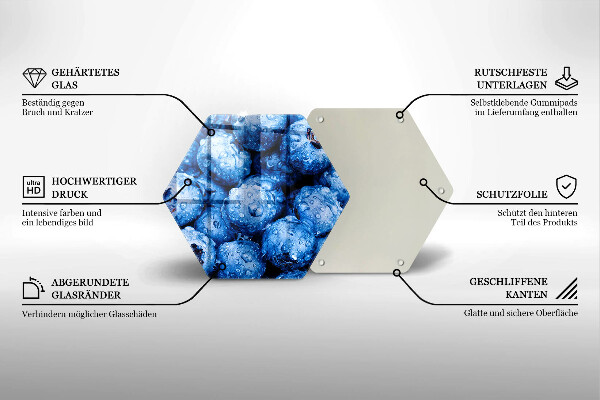 Cache plaque de cuisson Myrtilles juteuses