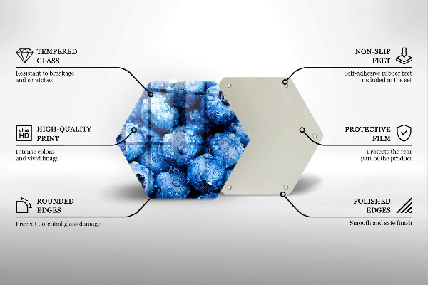Cache plaque de cuisson Myrtilles juteuses