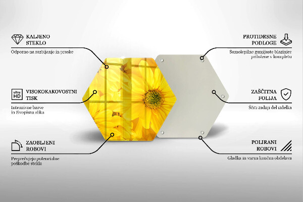 Cache plaque de cuisson Pétales de fleur