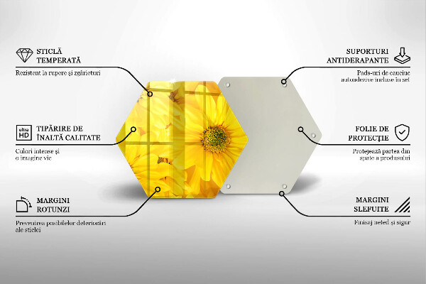 Cache plaque de cuisson Pétales de fleur