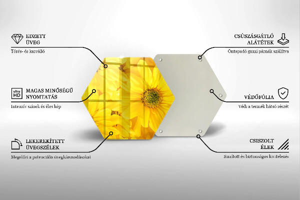 Cache plaque de cuisson Pétales de fleur