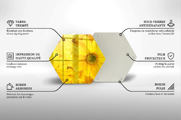 Cache plaque de cuisson Pétales de fleur