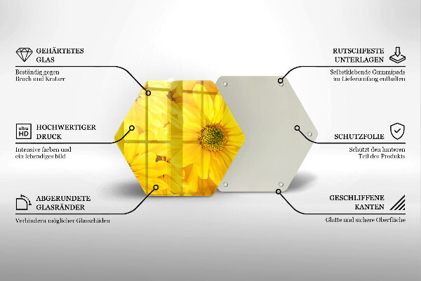 Cache plaque de cuisson Pétales de fleur