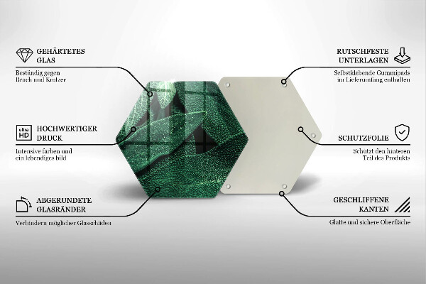 Cache plaque de cuisson Les feuilles de la plante