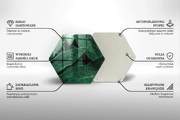 Cache plaque de cuisson Les feuilles de la plante