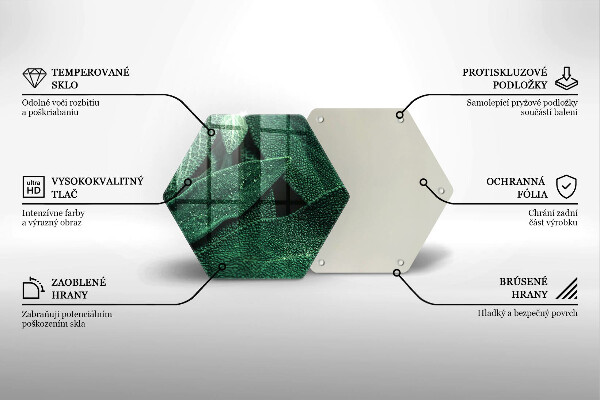 Cache plaque de cuisson Les feuilles de la plante