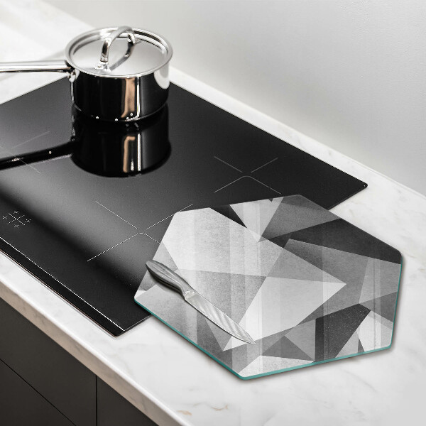 Cache plaque de cuisson Abstraction concrète et nette