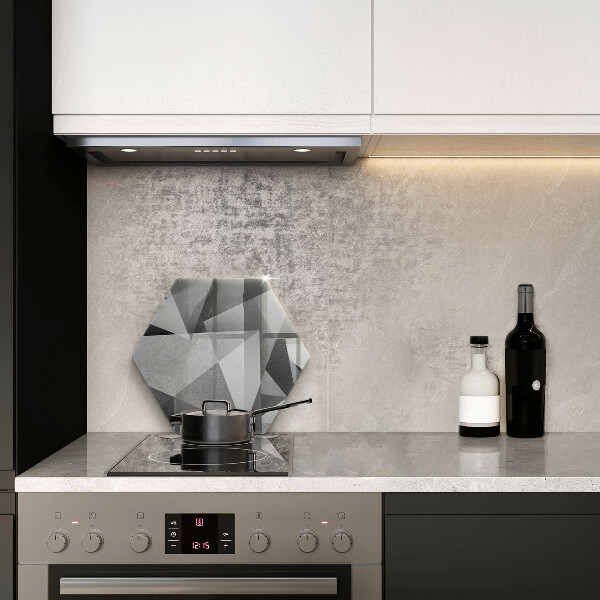 Cache plaque de cuisson Abstraction concrète et nette