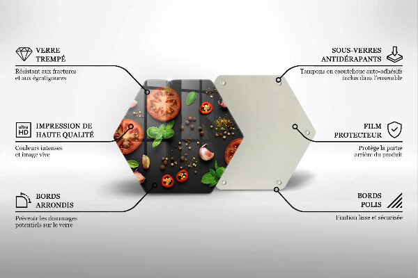 Cache plaque de cuisson Tomates et épices