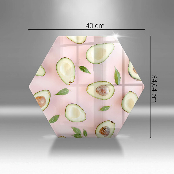 Cache plaque de cuisson Modèle d'avocat