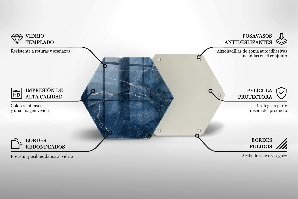 Cache plaque de cuisson Texture de pierre de marbre