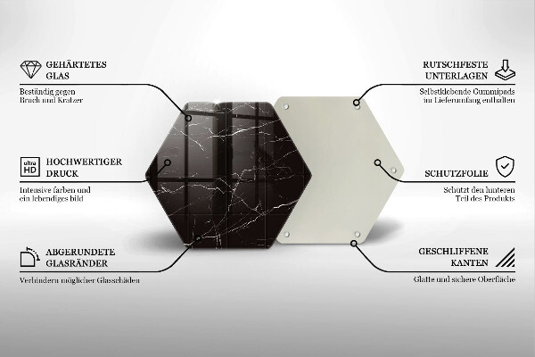 Protection plaque induction Carreaux de marbre