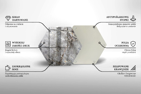 Protection plaque induction Texture de pierre