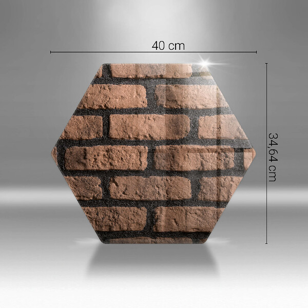 Protection plaque induction Mur de briques