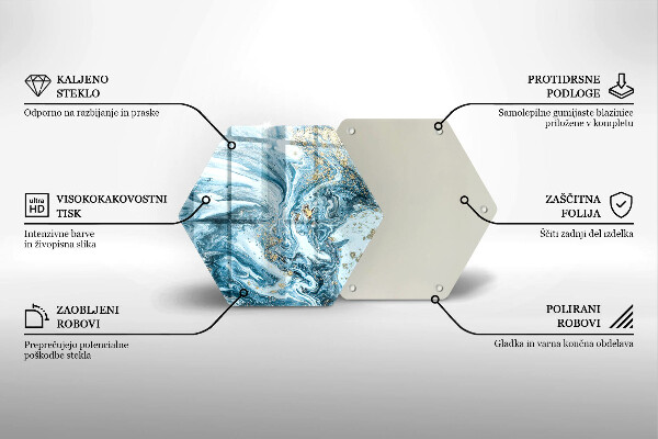 Protection plaque induction Structure avec de l'or