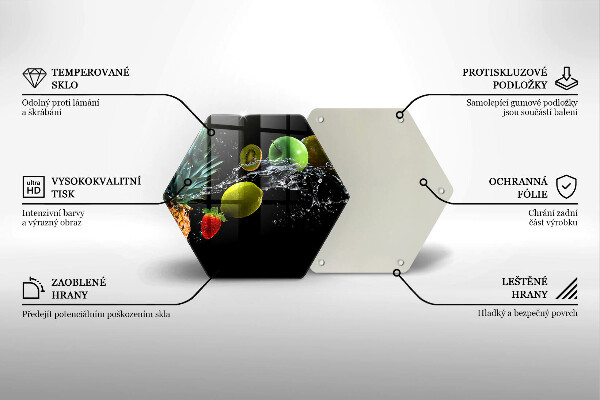 Protège plaque de cuisson Fruits dans l'eau