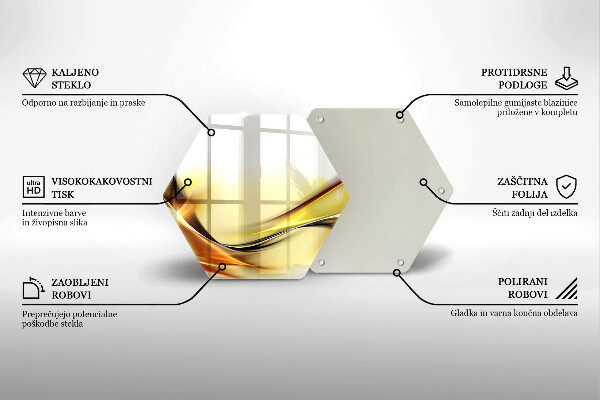 Cache plaque de cuisson Lignes de lumière abstraites