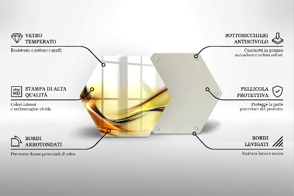 Cache plaque de cuisson Lignes de lumière abstraites