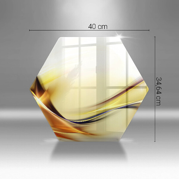 Cache plaque de cuisson Lignes de lumière abstraites