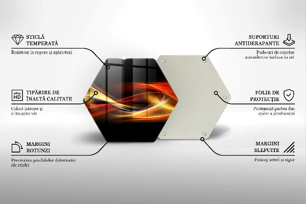 Cache plaque de cuisson Fumée et lumière abstraites