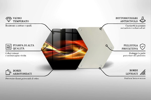 Cache plaque de cuisson Fumée et lumière abstraites