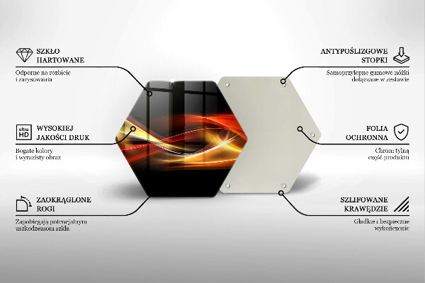 Cache plaque de cuisson Fumée et lumière abstraites