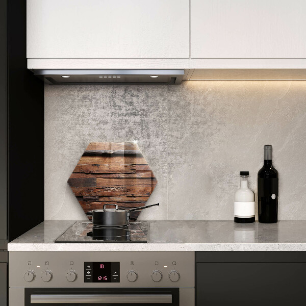 Cache plaque de cuisson Planches de bois décoratives