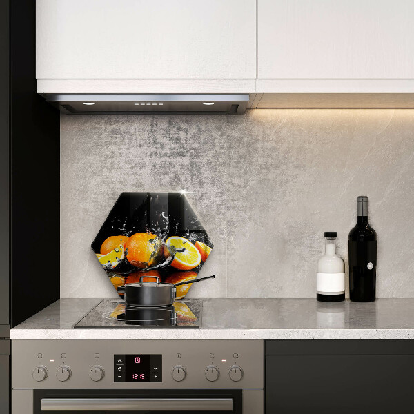 Protection plaque induction Fruit orange juteux