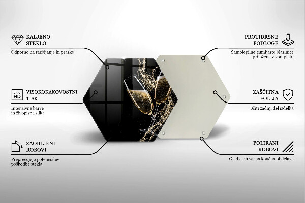 Protection plaque induction Verres de champagne