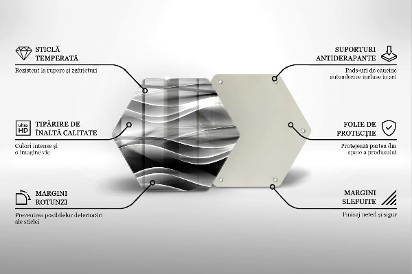 Protection plaque induction Lignes douces d'abstraction