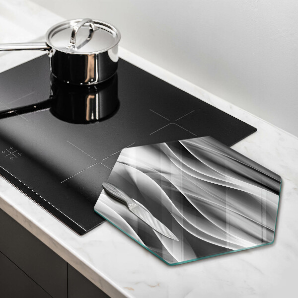 Protection plaque induction Lignes douces d'abstraction