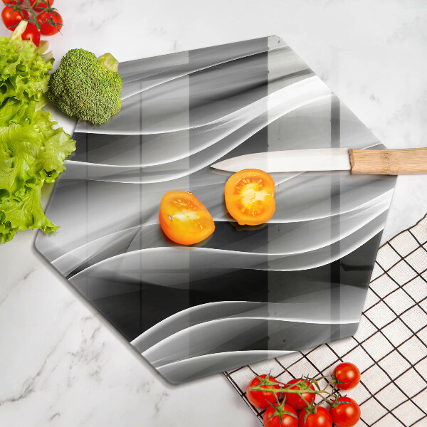 Protection plaque induction Lignes douces d'abstraction